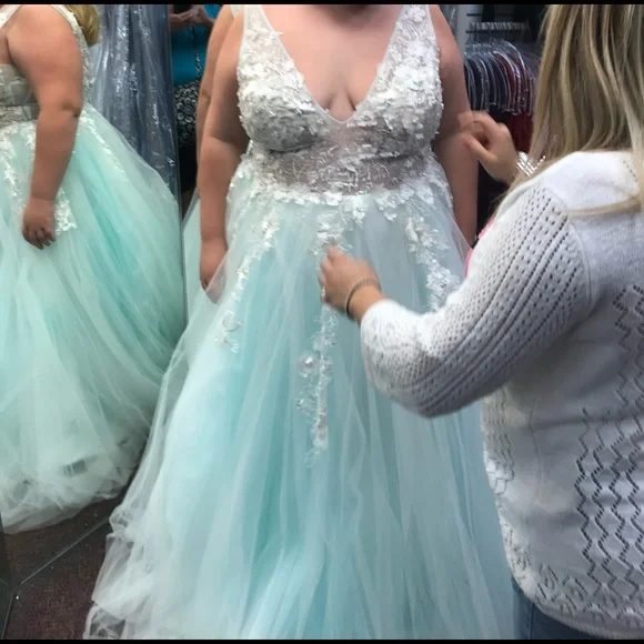 Plus Size Prom Dress - Picture 4 of 6